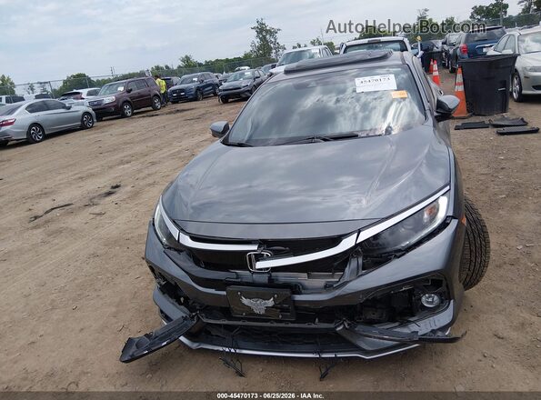 SHHFK7H64LU206240 2020 HONDA CIVIC Серый Вид задней части салона