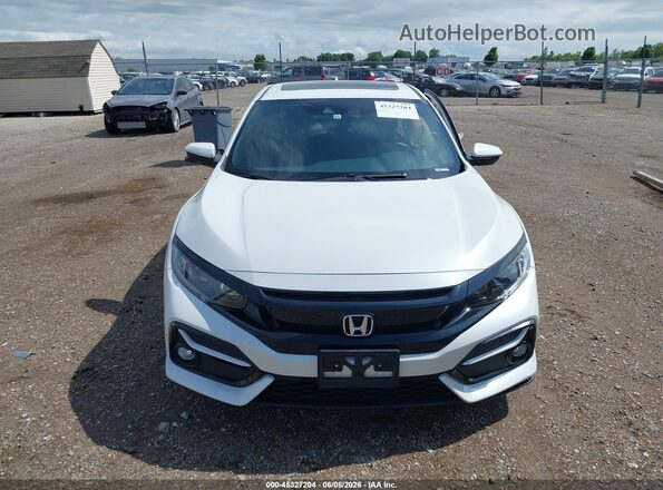 SHHFK7H64MU412465 2021 HONDA CIVIC Белый Вид щитка приборов