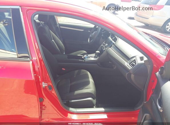 SHHFK7H65KU410169 2019 HONDA CIVIC Red Вид салону спереду