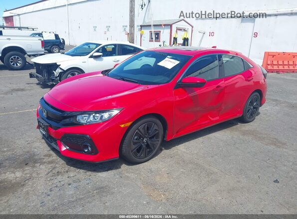 SHHFK7H65KU410169 2019 HONDA CIVIC Red Передня ліва чверть