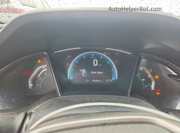 SHHFK7H65LU401585 2020 HONDA CIVIC Black Widok zestawu wskaźników