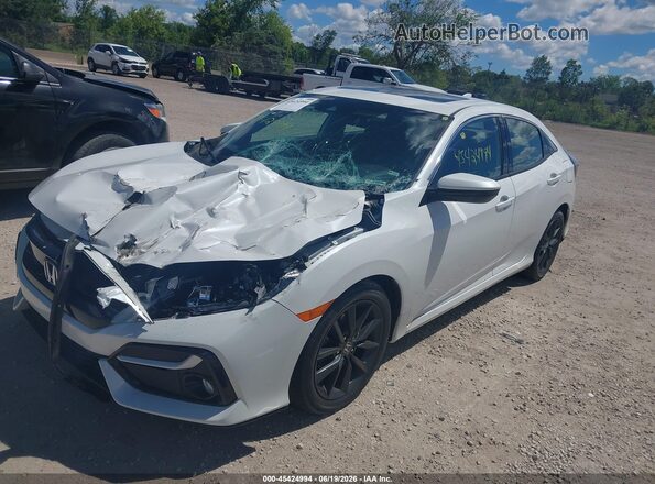 SHHFK7H65MU202540 2021 HONDA CIVIC White Vista tres cuartos delantera izquierda