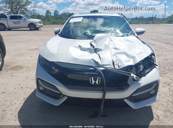 SHHFK7H65MU202540 2021 HONDA CIVIC White Vista del cuadro de instrumentos
