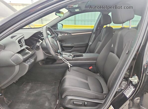 SHHFK7H65MU232654 2021 HONDA CIVIC Black Widok wnętrza z przodu