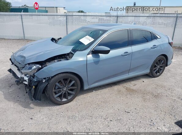 SHHFK7H66LU207275 2020 HONDA CIVIC Light Blue Front left