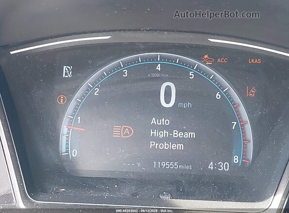 SHHFK7H66LU207275 2020 HONDA CIVIC Light Blue 