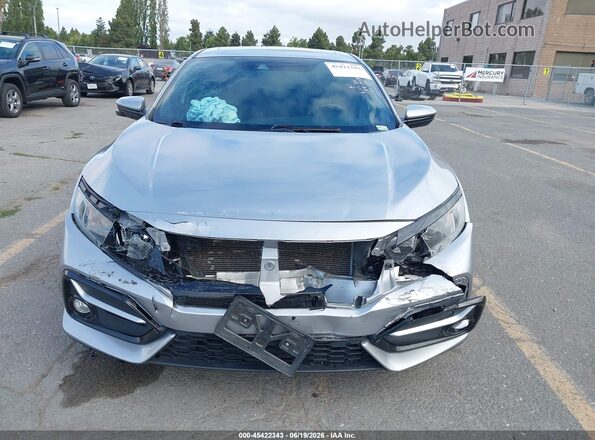 SHHFK7H66MU421197 2021 HONDA CIVIC Gray Front view