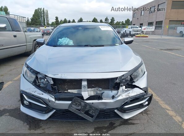 SHHFK7H66MU421197 2021 HONDA CIVIC Gray Instrument cluster view