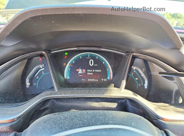 SHHFK7H67MU416557 2021 HONDA CIVIC Черный Вид щитка приборов