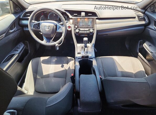 SHHFK7H68KU403166 2019 HONDA CIVIC Черный Вид панели приборов