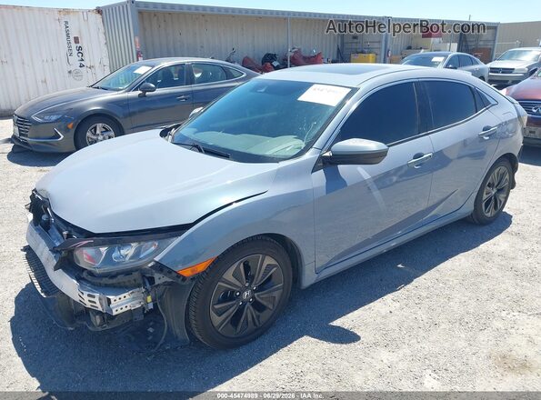 SHHFK7H68KU417083 2019 HONDA CIVIC Gray Vista tres cuartos delantera izquierda