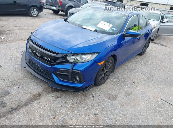 SHHFK7H68LU210582 2020 HONDA CIVIC Blue Przód lewy