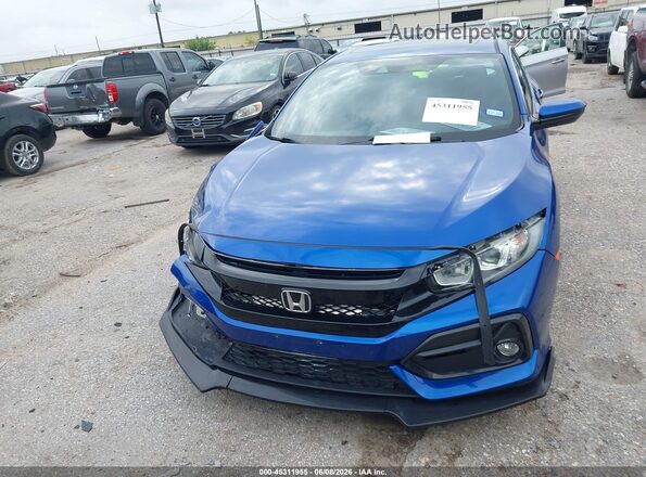 SHHFK7H68LU210582 2020 HONDA CIVIC Blue Widok zestawu wskaźników