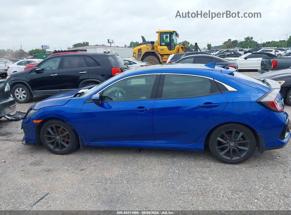 SHHFK7H68LU210582 2020 HONDA CIVIC Blue Widok wnętrza 360 stopni