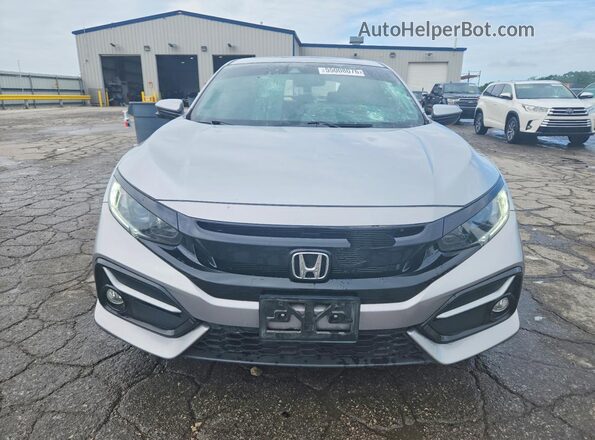 SHHFK7H68LU225230 2020 HONDA CIVIC Silver წინა ხედი