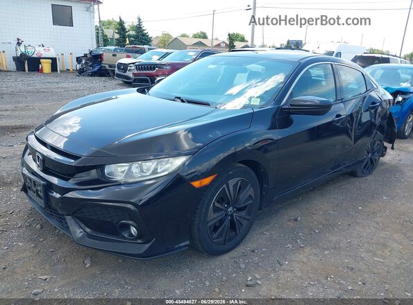 SHHFK7H69KU406531 2019 HONDA CIVIC Черный Передняя левая четверть