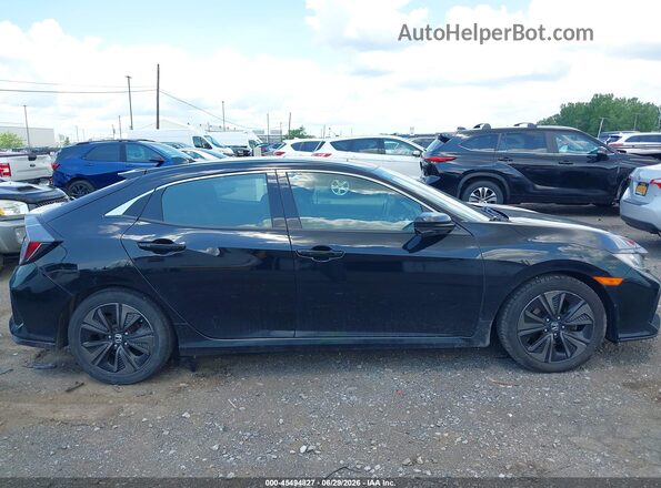 SHHFK7H69KU406531 2019 HONDA CIVIC Черный Вид задней части салона