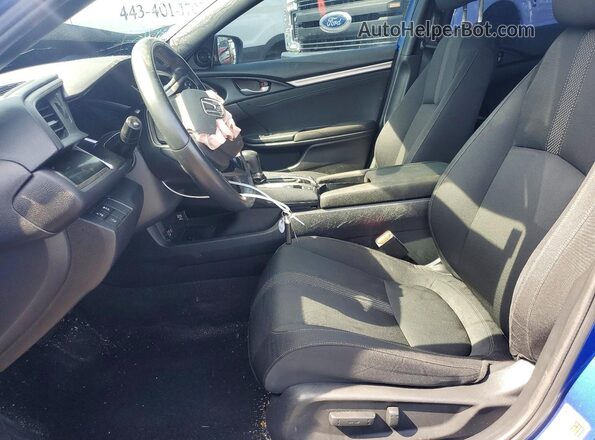 SHHFK7H69LU401654 2020 HONDA CIVIC Blue Front interior view