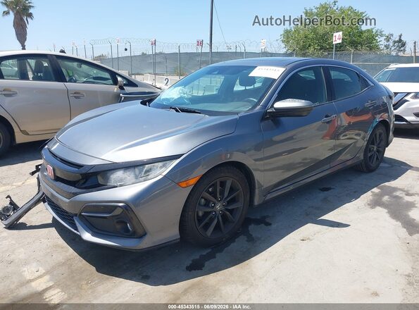 SHHFK7H69LU403386 2020 HONDA CIVIC Gray Передня ліва чверть