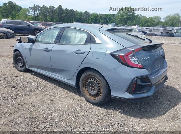 SHHFK7H69MU224413 2021 HONDA CIVIC Gray Հետևի ձախ