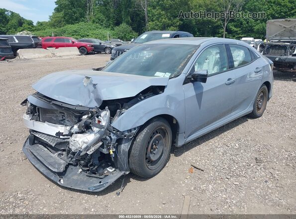 SHHFK7H69MU224413 2021 HONDA CIVIC Gray Առջևի ձախ երեք քառորդ տեսարան