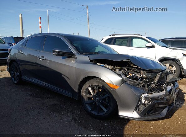 SHHFK7H6XMU233038 2021 HONDA CIVIC Серый Вид спереди