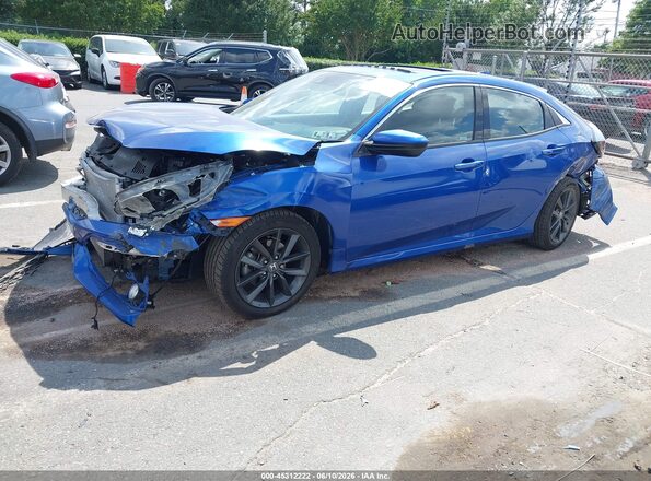 SHHFK7H6XMU416522 2021 HONDA CIVIC Blue Front left