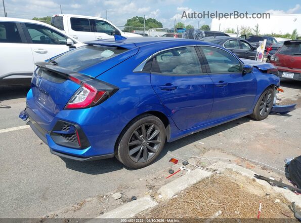 SHHFK7H6XMU416522 2021 HONDA CIVIC Blue Rear right