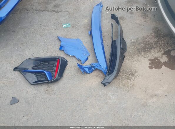 SHHFK7H6XMU416522 2021 HONDA CIVIC Blue Instrument cluster view