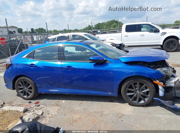 SHHFK7H6XMU416522 2021 HONDA CIVIC Blue 360 interior view