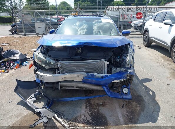 SHHFK7H6XMU416522 2021 HONDA CIVIC Blue Rear interior view