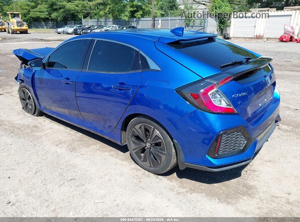 SHHFK7H73HU201384 2017 HONDA CIVIC Blue Trasero izquierdo