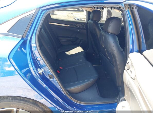 SHHFK7H73HU201384 2017 HONDA CIVIC Blue Vista de la etiqueta del VIN