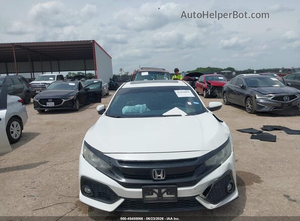 SHHFK7H77HU207320 2017 HONDA CIVIC White Widok zestawu wskaźników