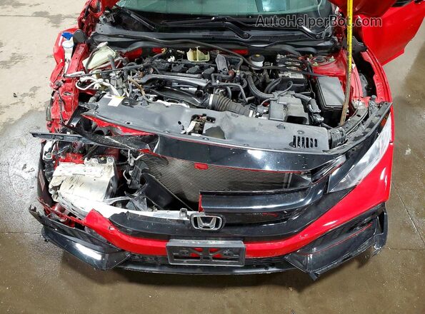 SHHFK7H7XJU201503 2018 HONDA CIVIC Красный Вид подкапотного пространства