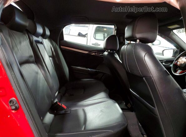 SHHFK7H7XJU201503 2018 HONDA CIVIC Красный Вид задней части салона
