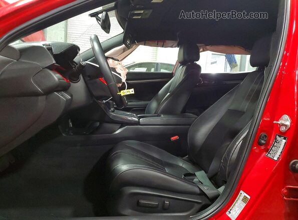SHHFK7H7XJU201503 2018 HONDA CIVIC Красный Вид салона спереди