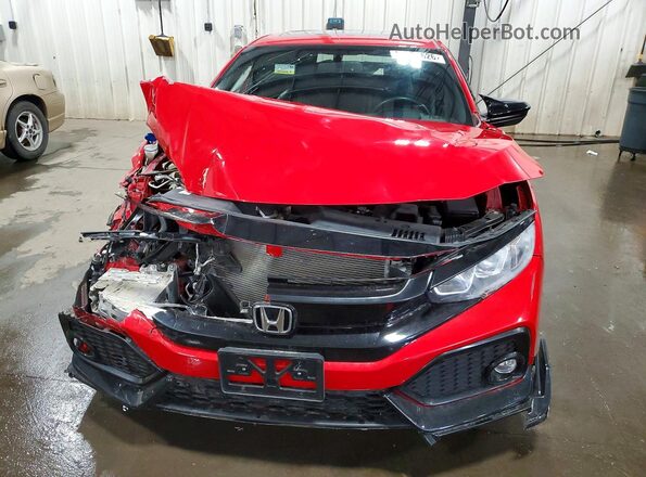 SHHFK7H7XJU201503 2018 HONDA CIVIC Красный Вид спереди