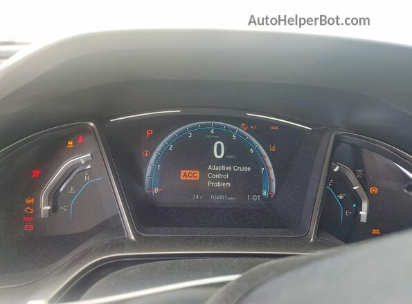 SHHFK7H84KU422072 2019 HONDA CIVIC Silver 
