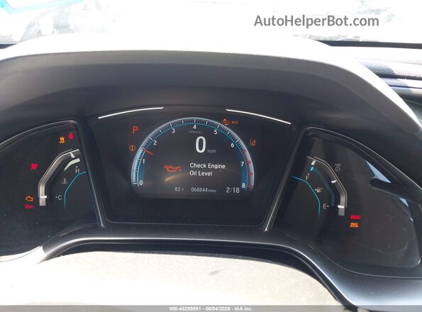 SHHFK7H89LU214268 2020 HONDA CIVIC Blue უკანა სავარძლების ხედი