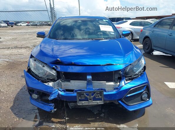 SHHFK7H89LU214268 2020 HONDA CIVIC Blue უკანა სალონის ხედი
