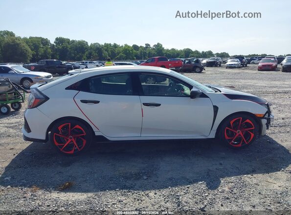 SHHFK7H90HU416853 2017 HONDA CIVIC White Вид задньої частини салону