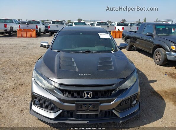 SHHFK7H91HU418112 2017 HONDA CIVIC Gray Սարքավորումների վահանակի տեսք