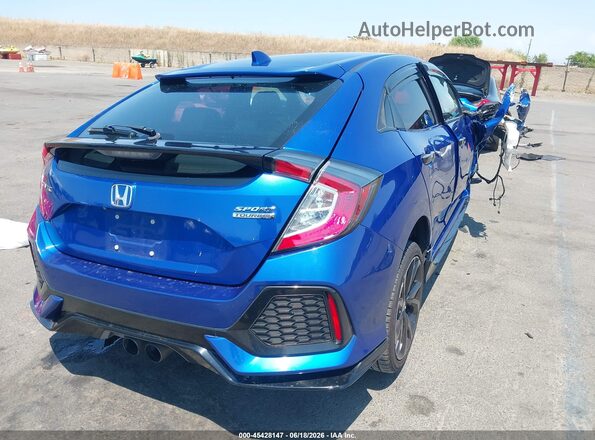 SHHFK7H91HU428901 2017 HONDA CIVIC Blue Tył prawy