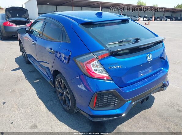 SHHFK7H91HU428901 2017 HONDA CIVIC Blue Tył lewy