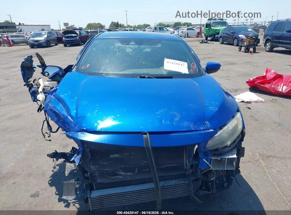 SHHFK7H91HU428901 2017 HONDA CIVIC Blue Widok zestawu wskaźników