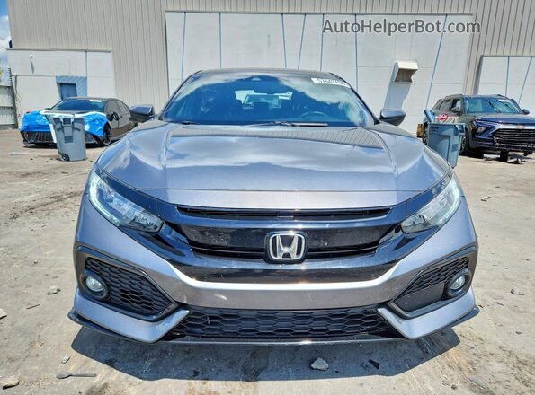 SHHFK7H96KU207477 2019 HONDA CIVIC Gray წინა ხედი