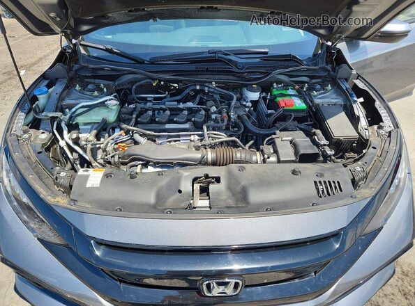 SHHFK7H96KU207477 2019 HONDA CIVIC Gray უკანა სალონის ხედი