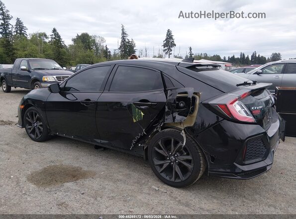 SHHFK7H97HU413285 2017 HONDA CIVIC Black წინა ხედი