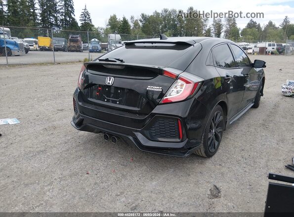 SHHFK7H97HU413285 2017 HONDA CIVIC Black უკანა მარჯვენა